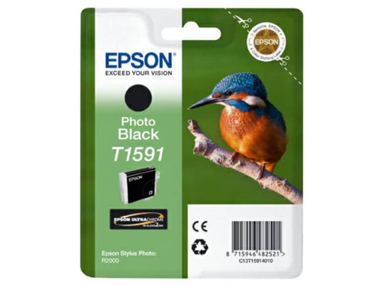 Cartuccia inkjet ink pigmentato blister RS T1591 Epson nero fotografico C13T15914010