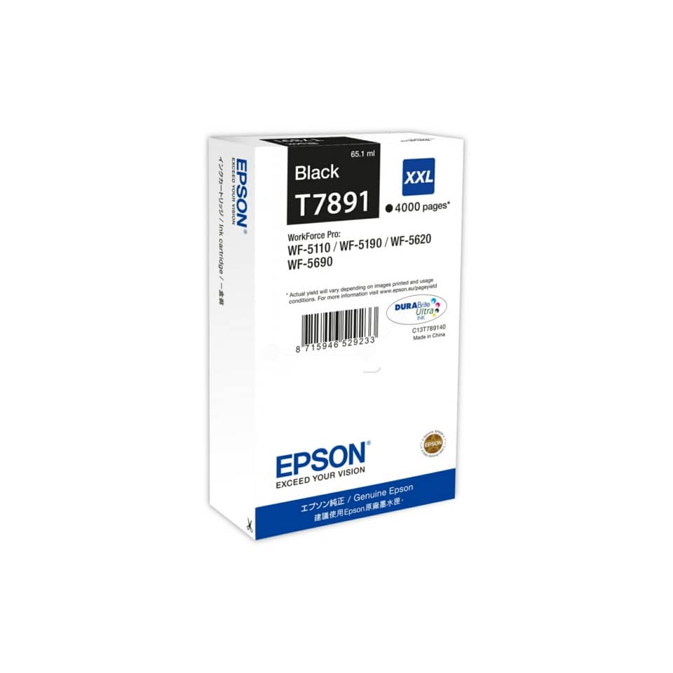 Cartuccia inkjet altissima resa T7891 - XXL Epson nero C13T789140
