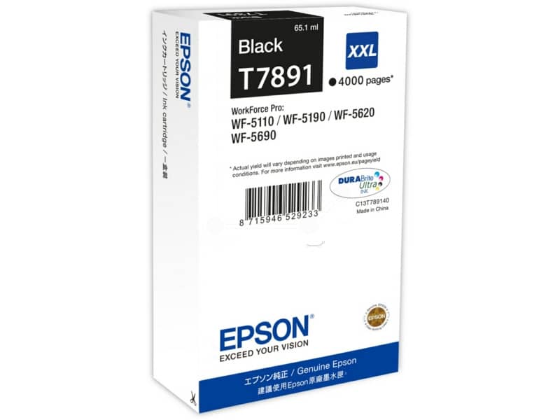 Cartuccia inkjet altissima resa T7891 - XXL Epson nero C13T789140
