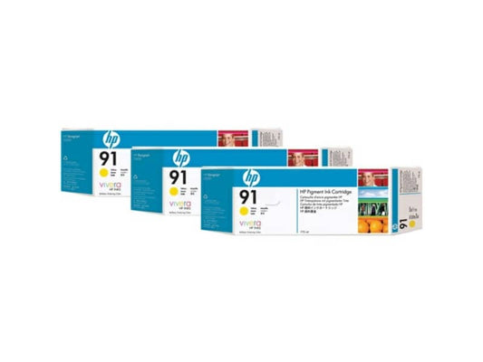 Cartucce inkjet 91 HP giallo  Conf. 3 - C9485A