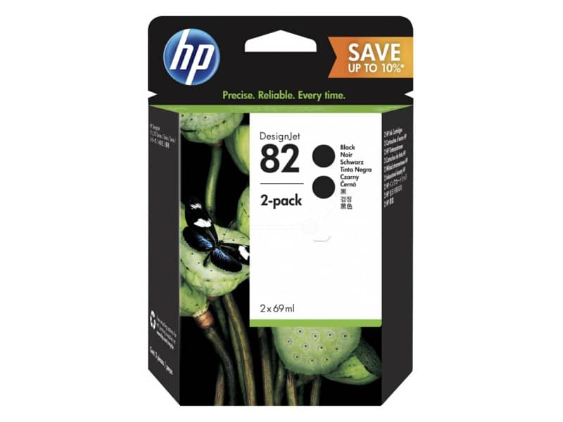 cartucce inkjet 82 HP nero  Conf. 2 - P2V34A