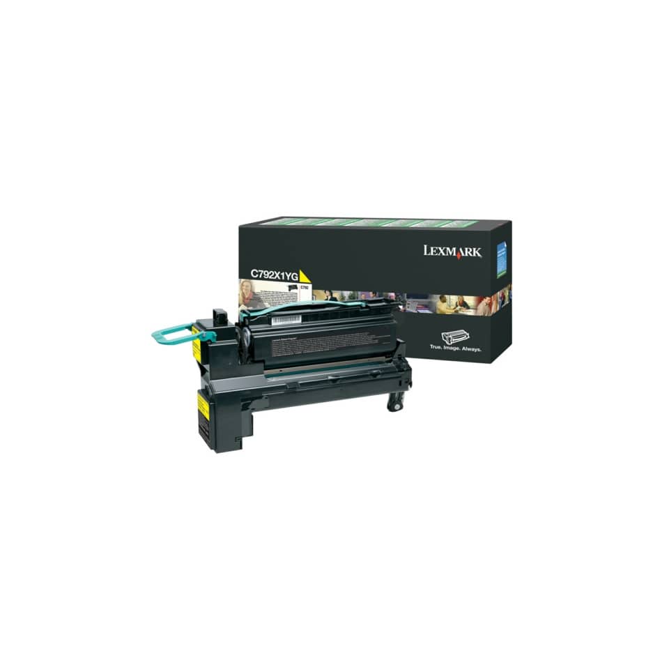 Toner altissima resa return program C792 Lexmark giallo C792X1YG