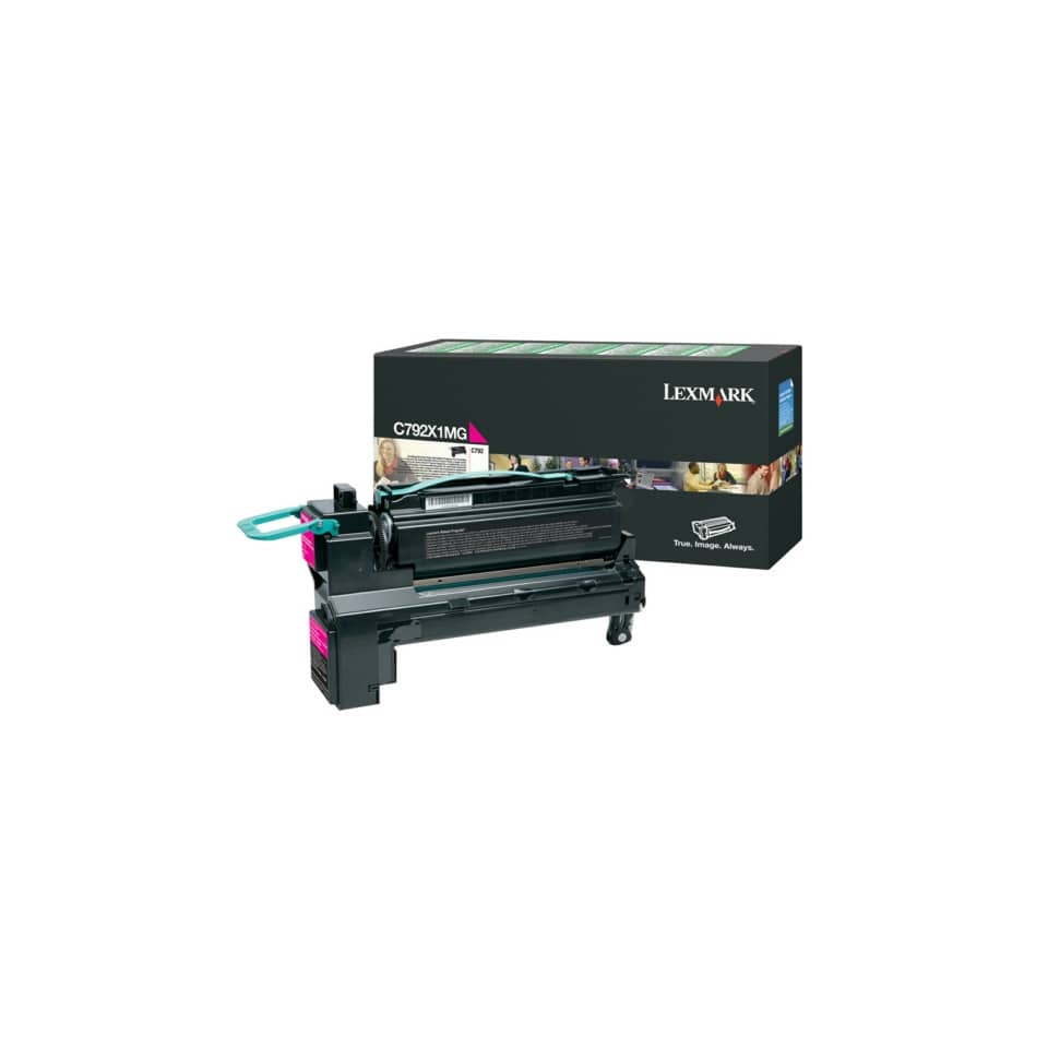Toner altissima resa return program C792 Lexmark magenta C792X1MG