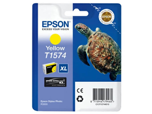 Cartuccia inkjet alta capacità ink pigmentato blister RS T1574 Epson giallo C13T15744010