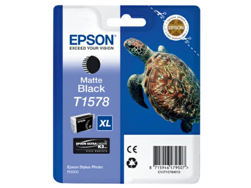 Cartuccia inkjet alta capacità ink pigmentato blister RS T1578 Epson nero opaco - C13T15784010