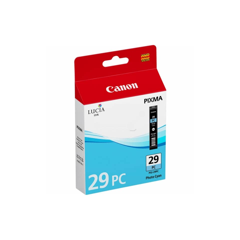 Serbatoio inchiostro ink pigmentato PGI-29 PC Canon ciano foto 4876B001