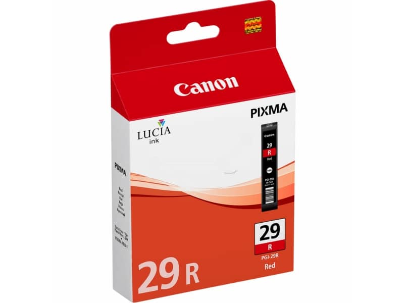 Serbatoio inchiostro ink pigmentato PGI-29 R Canon rosso 4878B001