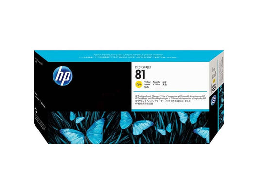 Testina di stampa dye + dispositivo di pulizia 81 HP giallo C4953A