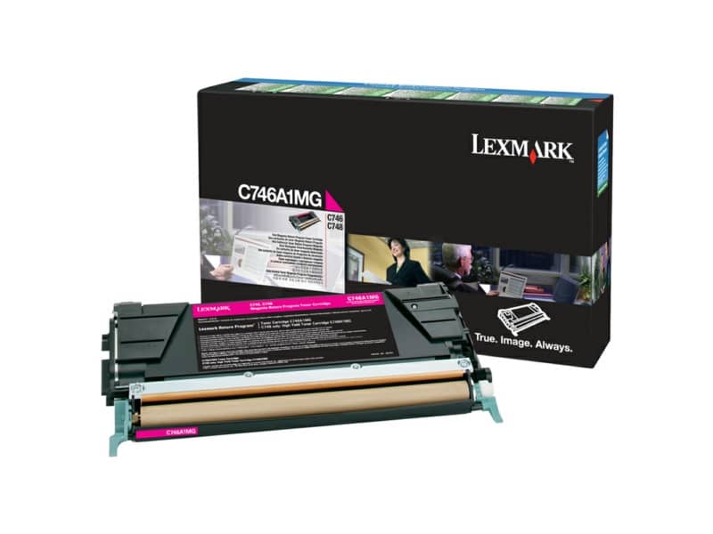 Toner return program C746, C748 Lexmark magenta C746A1MG