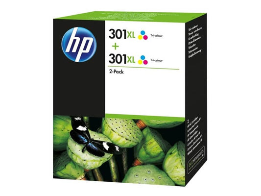 cartucce inkjet 301XL HP 3 colori Conf. 2 - D8J46AE
