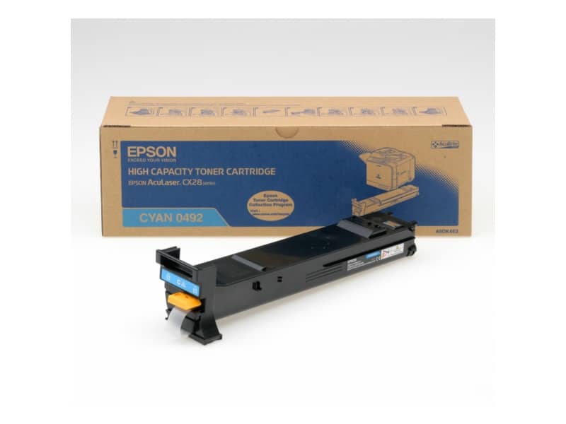 Toner alta capacità 0492 Epson ciano  C13S050492