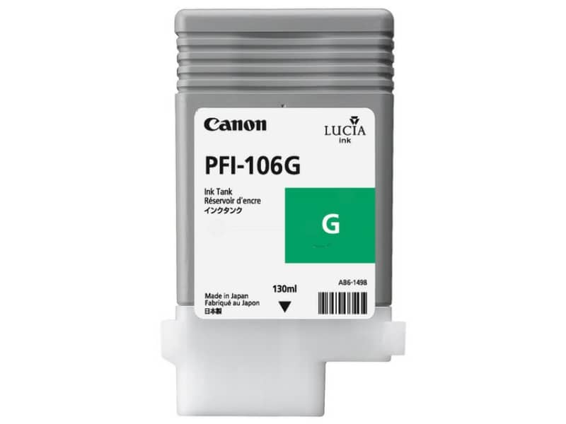 Serbatoio inchiostro PFI-106 Canon verde  6628B001AA