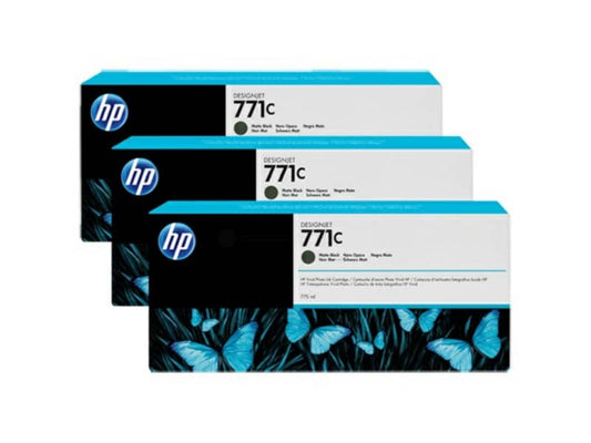 Cartucce inkjet 771C HP nero opaco Conf. 3 - B6Y31A
