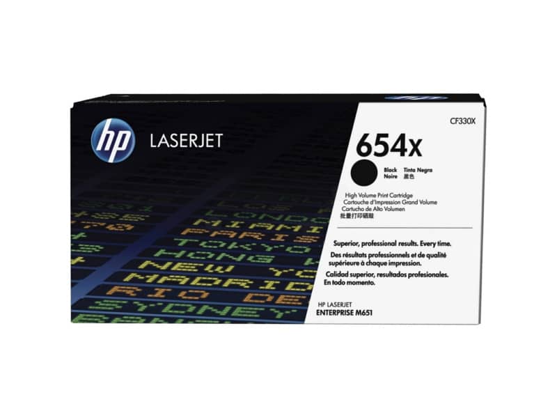 Toner alta capacità 654X HP nero  CF330X