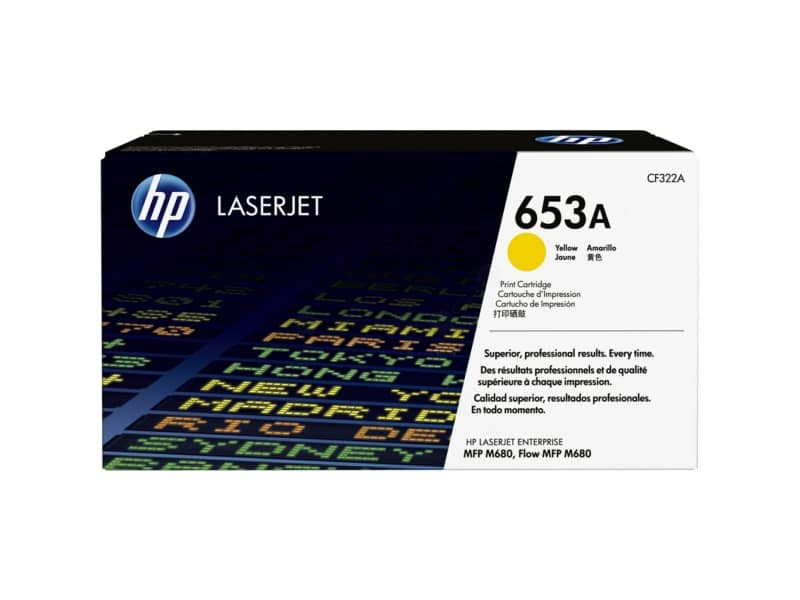 Toner 653A HP giallo standard CF322A