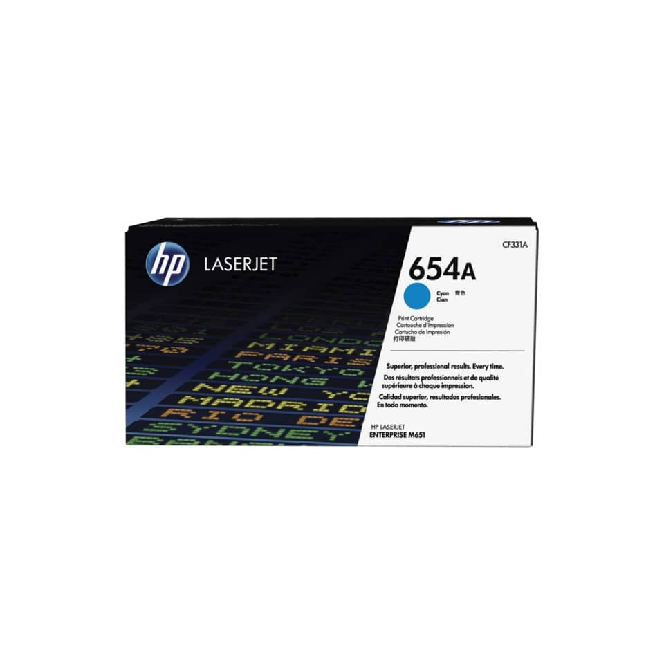 Toner 654A HP ciano standard CF331A