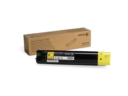 Toner alta capacità Xerox giallo  106R01509