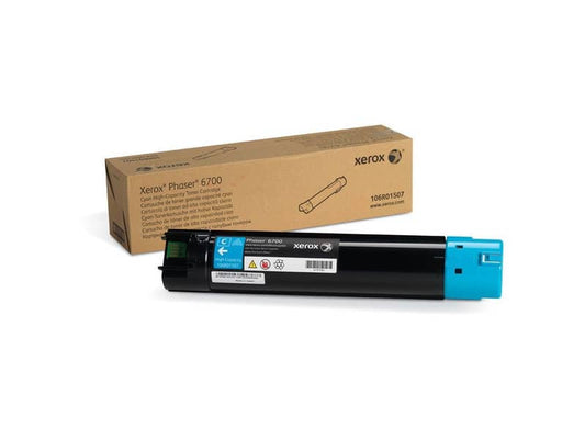 Toner alta capacità Xerox ciano 106R01507