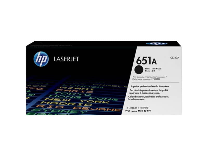 Toner 651A HP nero standard CE340A