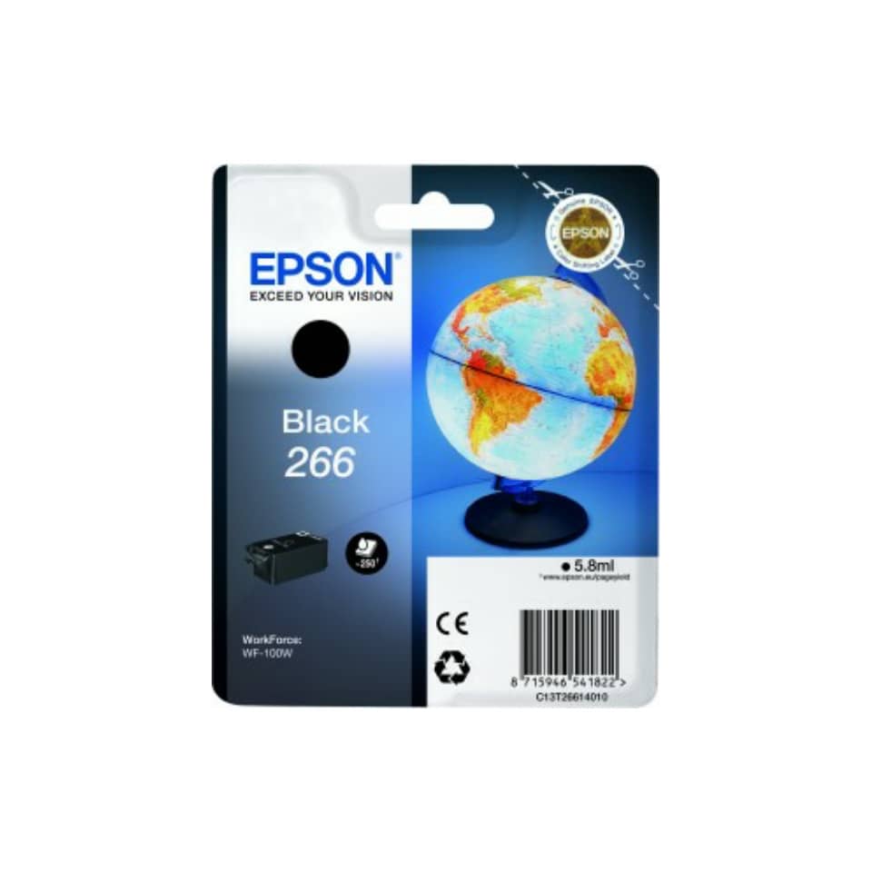 Cartuccia inkjet ink pigmentato blister RS 266 Epson nero C13T26614010