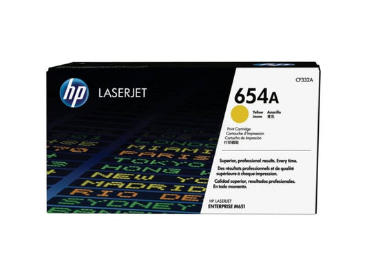 Toner 654A HP giallo standard CF332A