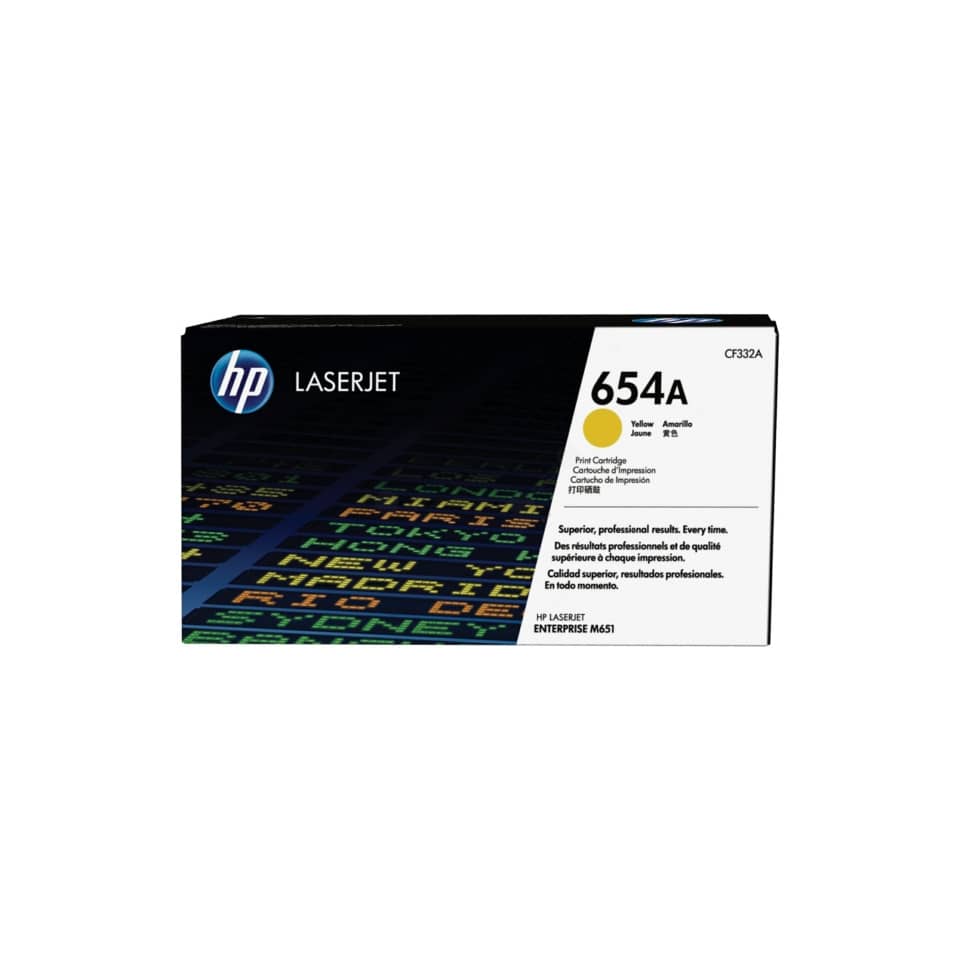 Toner 654A HP giallo standard CF332A