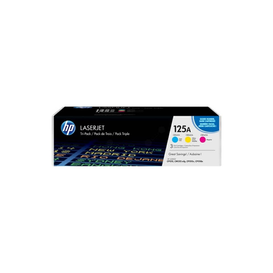 Toner 125A HP ciano+magenta+giallo  Conf. 3 - CF373AM