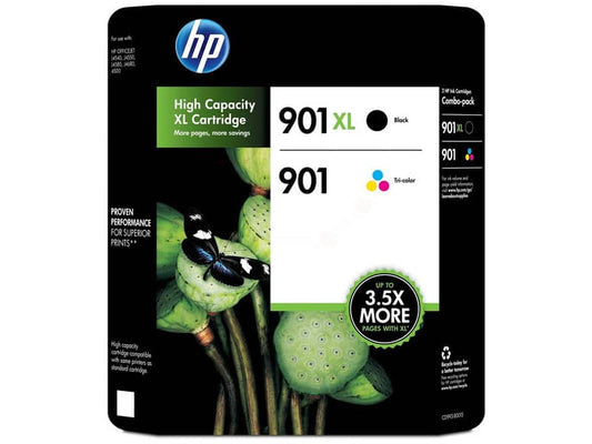 Cartucce inkjet 901 HP nero +tricromia Conf. 2 - SD519AE