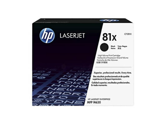 Toner alta capacità 81X HP nero  CF281X