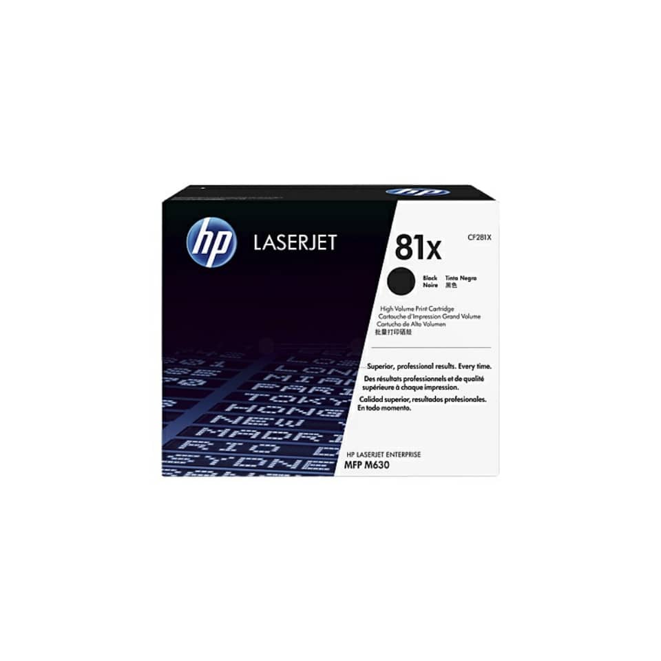 Toner alta capacità 81X HP nero  CF281X