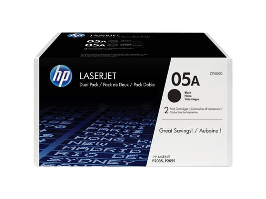 Toner 05A HP nero  Conf. 2 - CE505D