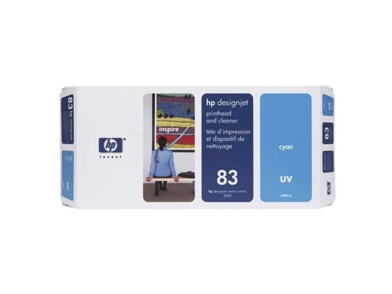 Testina di stampa UV + dispositivo di pulizia 83 HP ciano C4961A