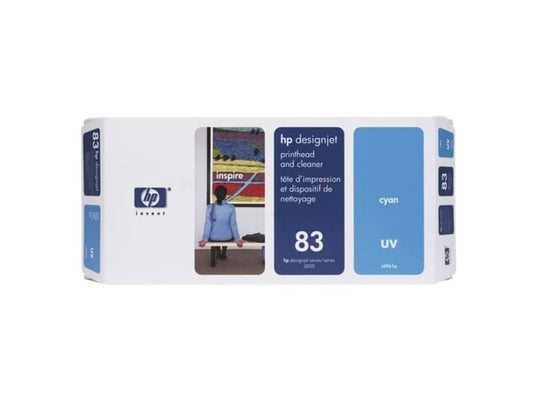 Testina di stampa UV + dispositivo di pulizia 83 HP ciano C4961A
