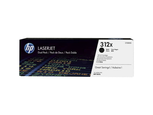 Toner 312X HP nero  Conf. 2 - CF380XD