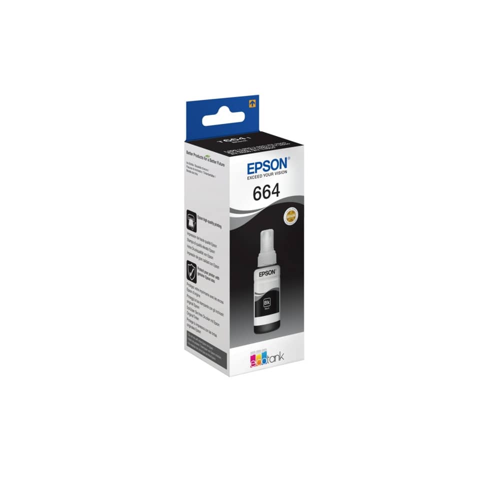 Cartuccia inkjet T6641 Epson nero  C13T664140