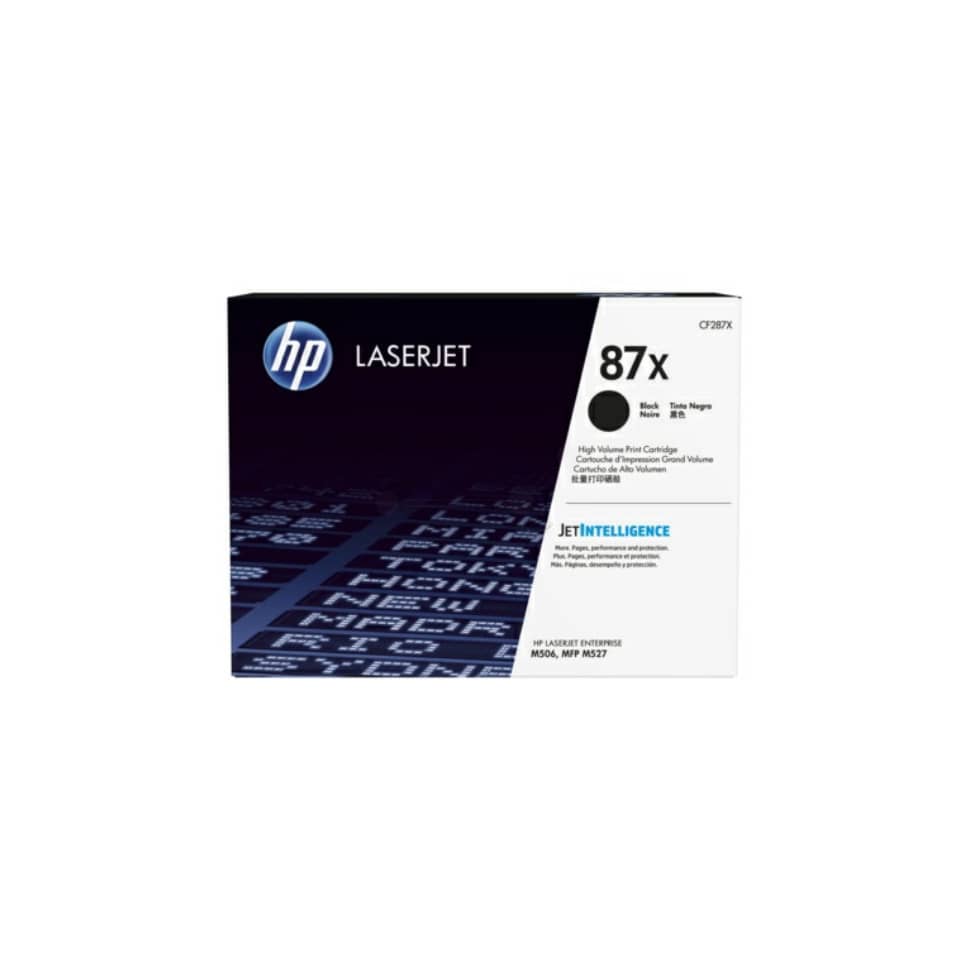 Toner alta capacità 87X HP nero  CF287X