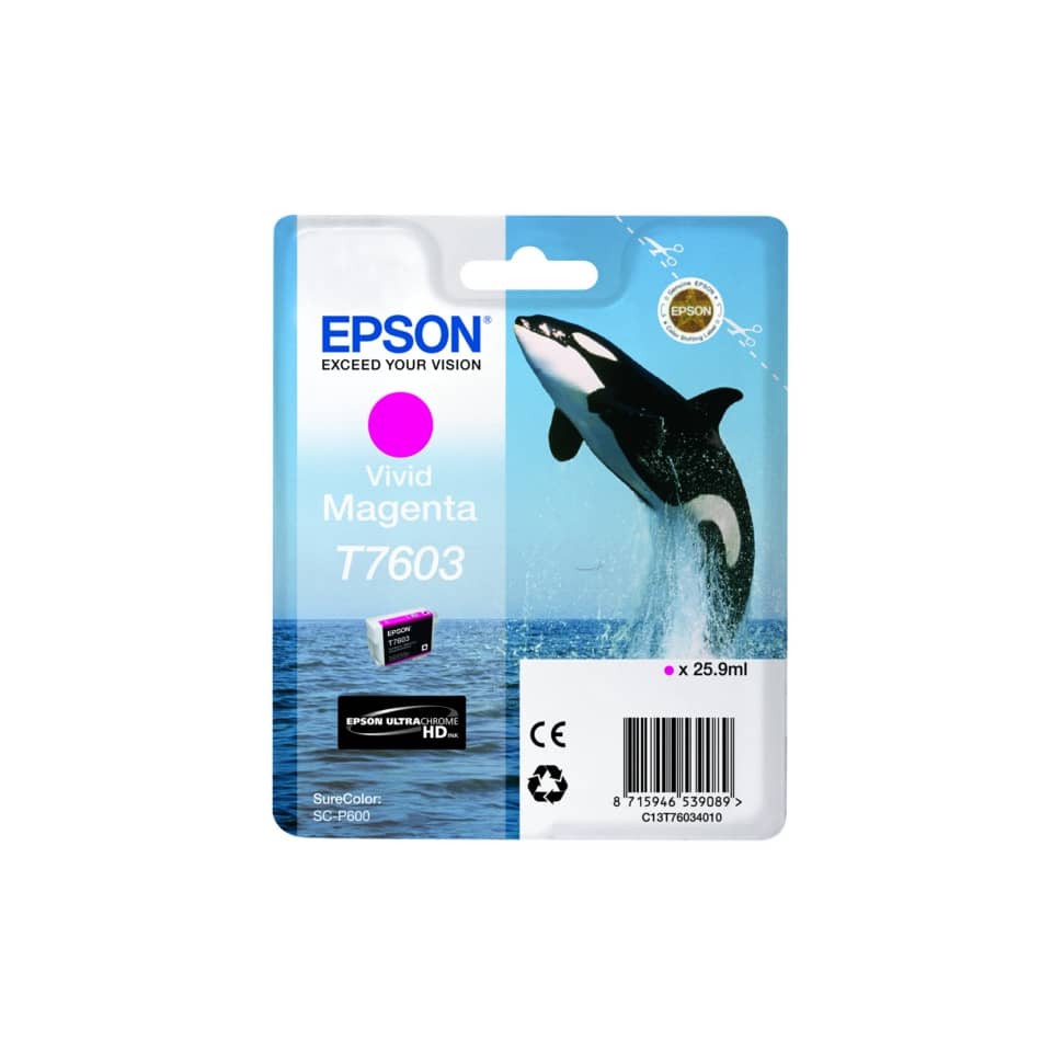 Cartuccia inkjet T7603 Epson magenta vivido C13T76034010