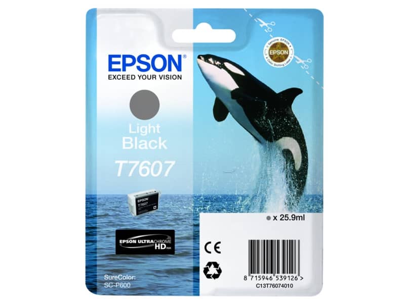 Cartuccia inkjet T7607 Epson nero chiaro  C13T76074010