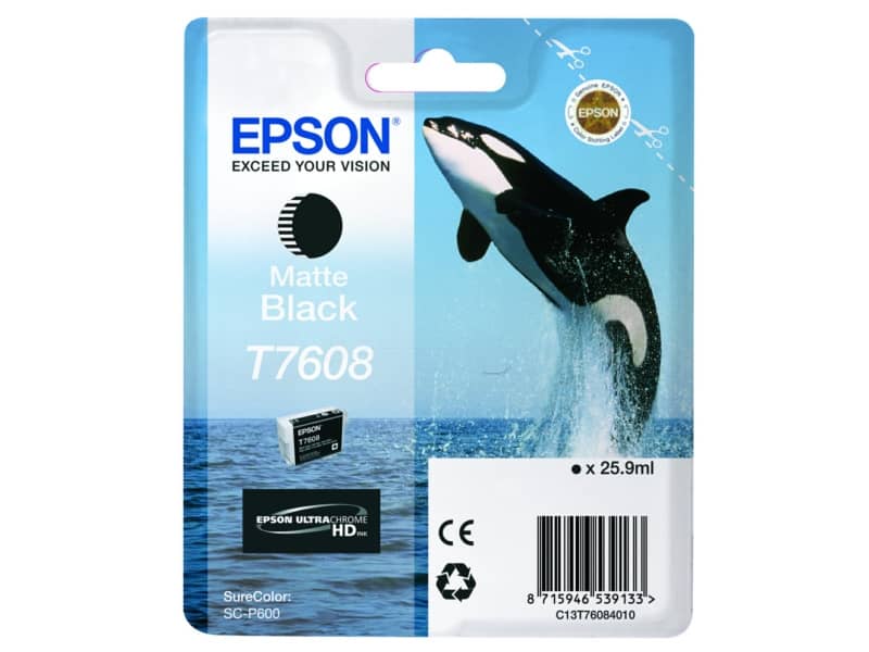 Cartuccia inkjet T7608 Epson nero opaco  C13T76084010