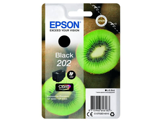 Cartuccia inkjet Kiwi 202 Epson nero  C13T02E14010