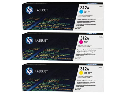 Toner 312A HP ciano+magenta+giallo  Conf. 3 - CF440AM