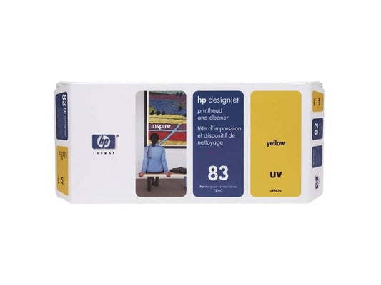 Testina di stampa UV + dispositivo di pulizia 83 HP giallo C4963A