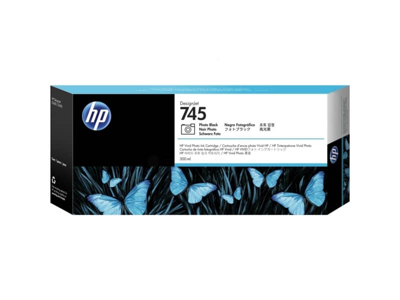 Cartuccia inkjet alta capacità 745 HP nero fotografico F9K04A