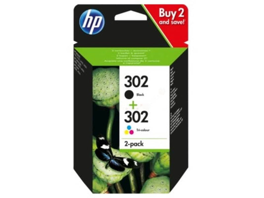 Cartucce inkjet 302 HP nero +colore Combo pack - X4D37AE