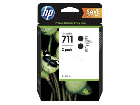 cartucce inkjet 711 HP nero  Conf. 2 - P2V31A