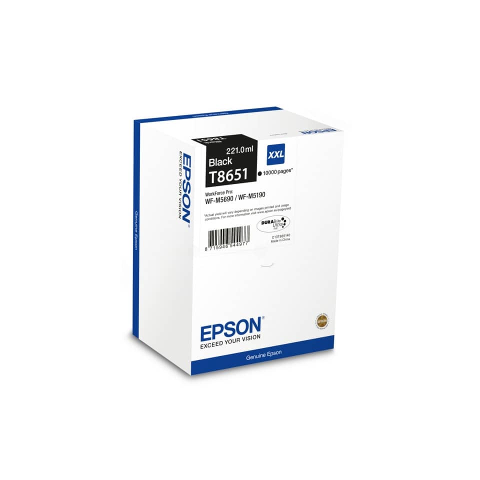 Cartuccia inkjet ink pigmentato 86XXL Epson nero C13T865140