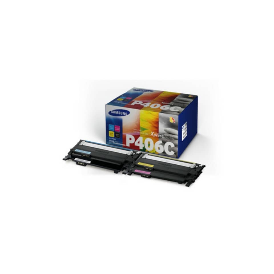 Toner CLT-P406C Samsung nero+ciano+magenta+giallo Conf. 4 - SU375A
