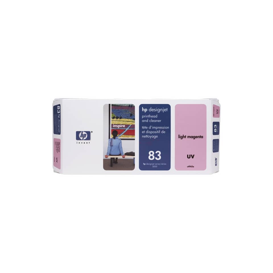 Testina di stampa UV + dispositivo di pulizia 83 HP magenta chiaro C4965A