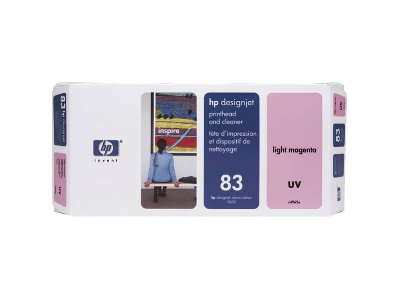 Testina di stampa UV + dispositivo di pulizia 83 HP magenta chiaro C4965A