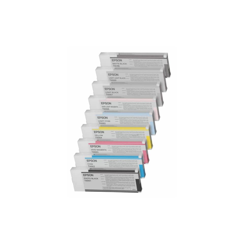 Cartuccia inkjet alta capacità ink pigmentato T6067 Epson nero chiaro C13T606700